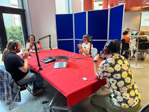 Photo de l'Atelier podcast