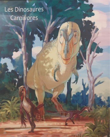 Au temps des dinosaures, expo