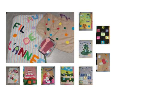 Le livre géant en tissu "Au fil de l'année"